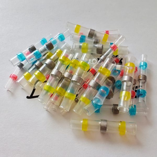 Lötverbinder Schrumpfverbinder Kabelverbinder – 4 Farben AWG 26-10 (0,3-6 mm²) – Bild 12