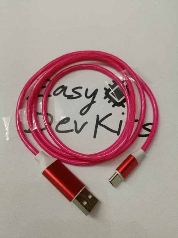 1m LED USB A auf USB C Leuchtendes Ladekabel – Bild 8